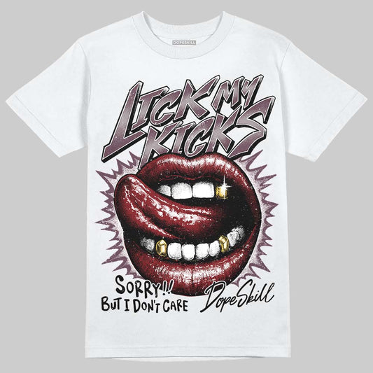 A Ma Maniére x Air Jordan 5 “Violet Ore” DopeSkill T-Shirt Lick My Kicks Graphic Streetwear - White