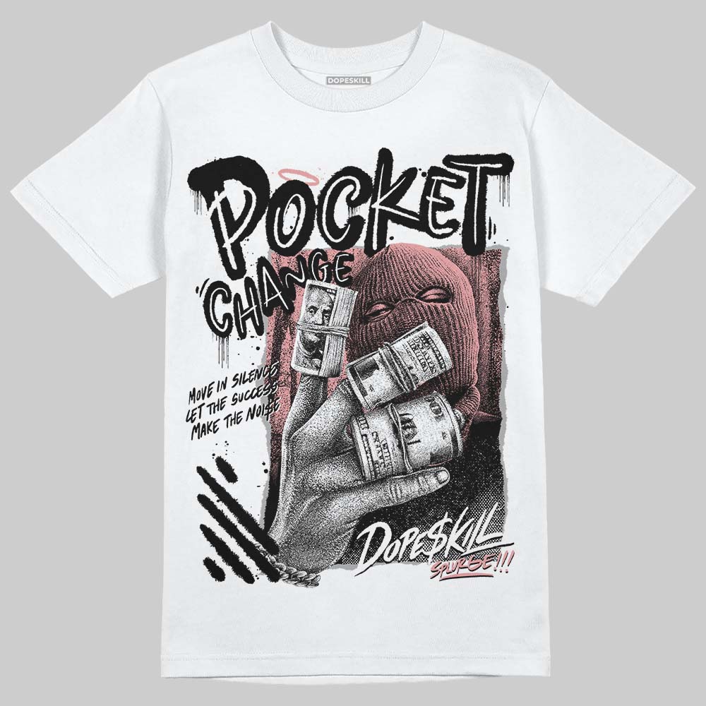 Harris Tweed x Wmns Dunk Low 'Black Phantom' DopeSkill T-Shirt Pocket Change Graphic Streetwear - White