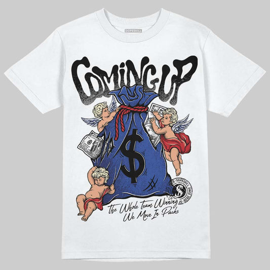 Jordan 4 “Rare Air” DopeSkill T-Shirt Money Bag Coming Up Graphic Streetwear - White