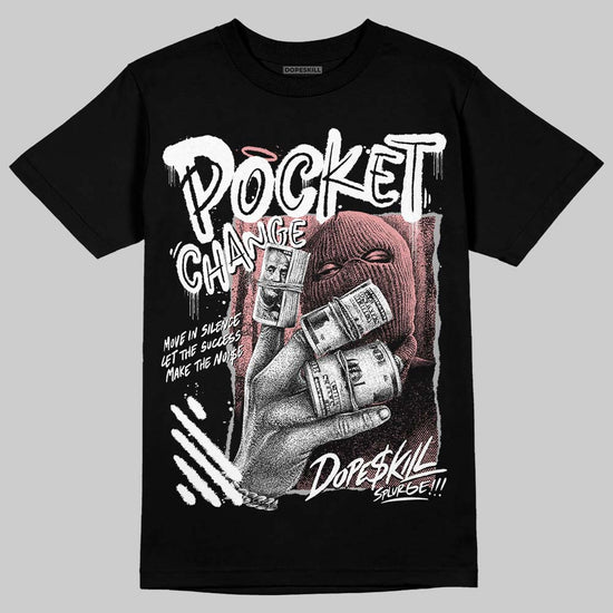 Harris Tweed x Wmns Dunk Low 'Black Phantom' DopeSkill T-Shirt Pocket Change Graphic Streetwear - black