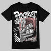 Harris Tweed x Wmns Dunk Low 'Black Phantom' DopeSkill T-Shirt Pocket Change Graphic Streetwear - black