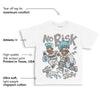 Blue Chill 4s DopeSkill Toddler Kids T-shirt No Risk No Story Graphic