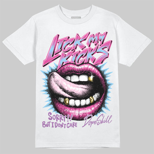 Jordan 6 “Doernbecher” DopeSkill T-Shirt Lick My Kicks Graphic Streetwear - White