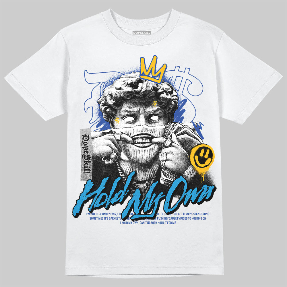 Royal Blue Sneakers DopeSkill T-Shirt In My Way Graphic Streetwear - White