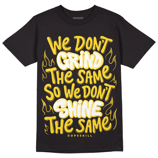 Jordan 4 Tour Yellow Thunder DopeSkill T-Shirt Grind Shine Graphic Streetwear - Black