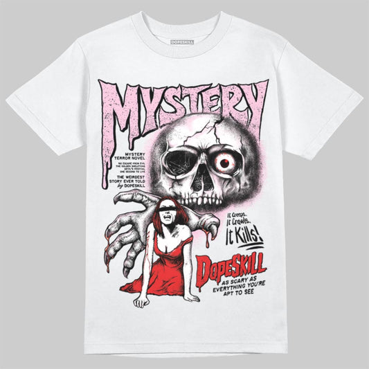 Awake NY x Air Jordan 5 Arctic Pink DopeSkill T-Shirt Mystery Ghostly Grasp Graphic Streetwear - White
