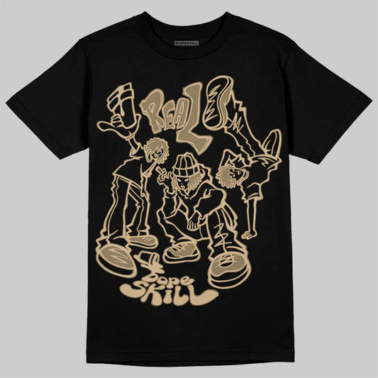 TAN Sneakers DopeSkill T-Shirt Real Y2K Players Graphic Streetwear - Black