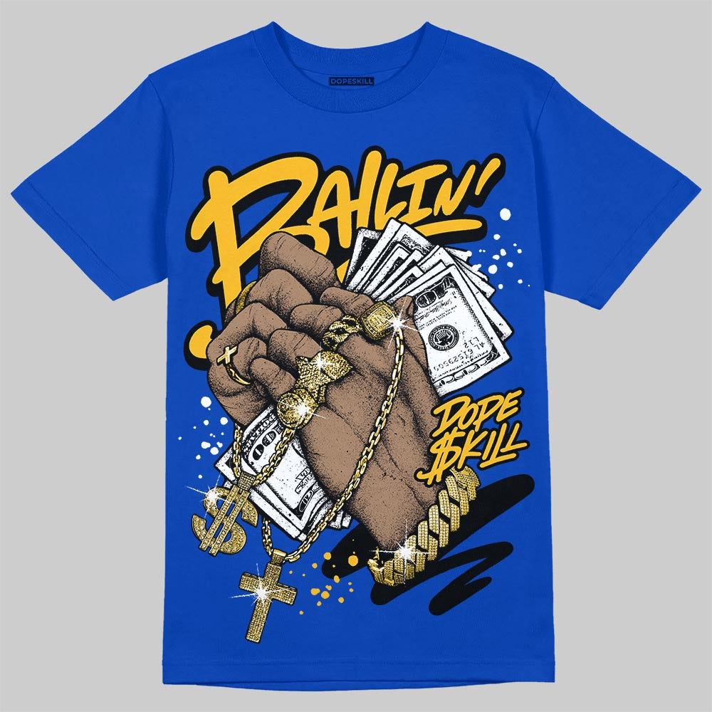 Royal Blue Sneakers DopeSkill T-Shirt Always Ballin' Graphic Streetwear - Royal