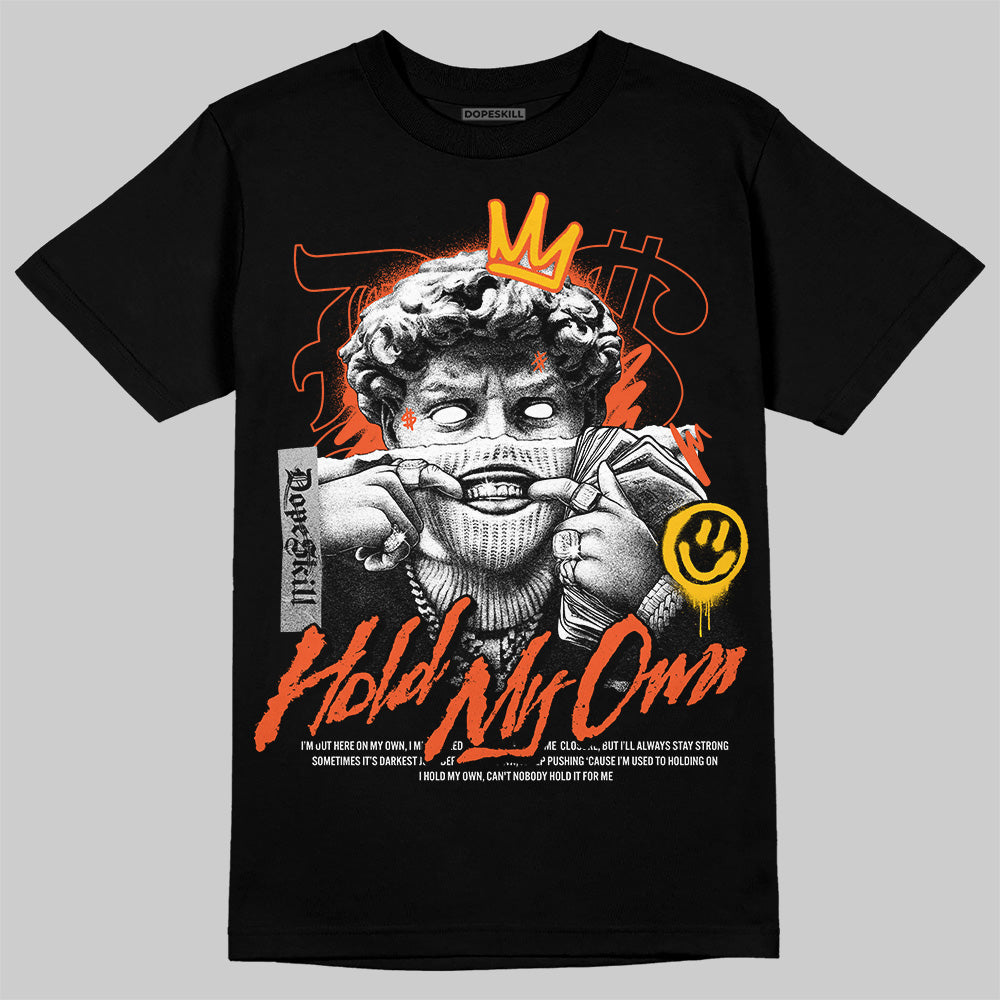 MSCHF Super Normal 2 Orange Milk DopeSkill T-Shirt In My Way Graphic Streetwear - Black