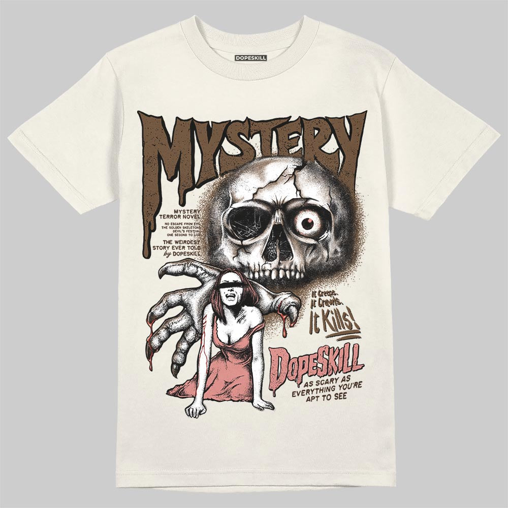 Jordan 1 High OG “Baroque Brown” DopeSkill T-Shirt Mystery Ghostly Grasp Graphic Streetwear - Sand
