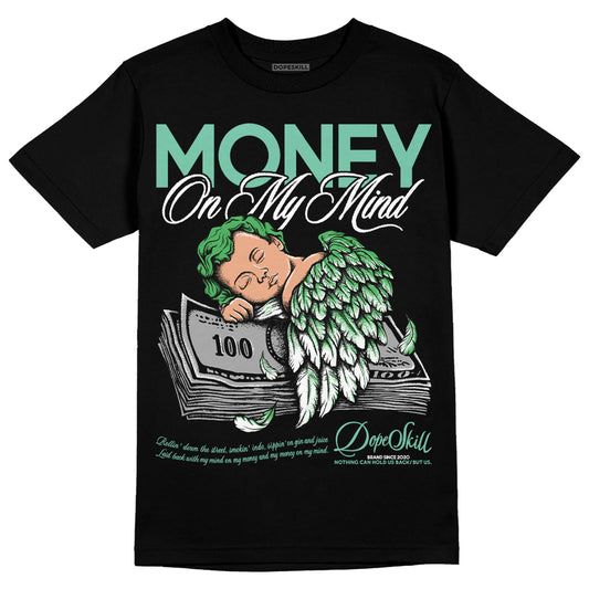 Jordan 1 High OG Green Glow DopeSkill T-Shirt MOMM Graphic Streetwear - Black