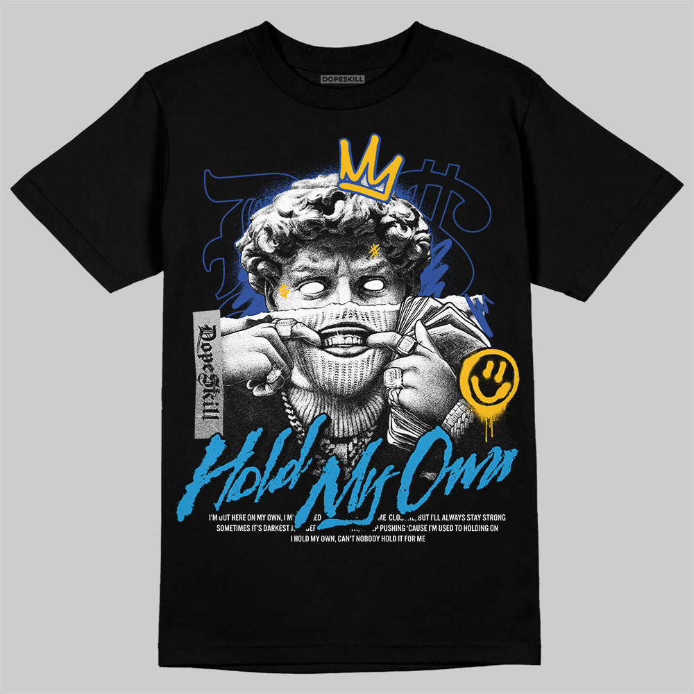 Royal Blue Sneakers DopeSkill T-Shirt In My Way Graphic Streetwear - Black