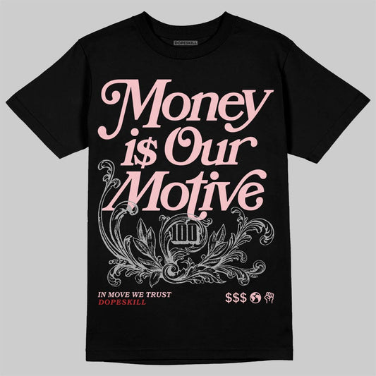 ASICS Gel-Nimbus 10.1 Strawberry DopeSkill T-Shirt Money Is Our Motive Typo Graphic Streetwear - Black