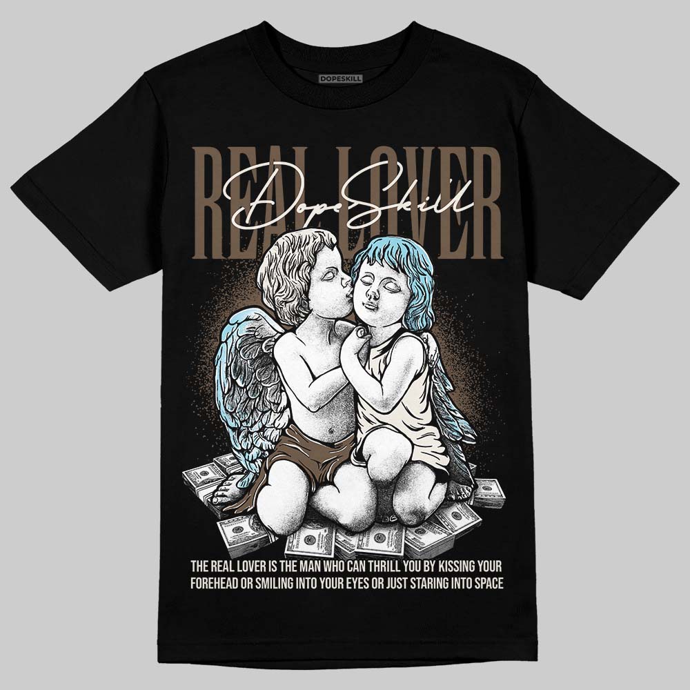Asics Gel-Kayano 12.1 Cream/Stillwater DopeSkill T-Shirt Real Lover Graphic Streetwear - Black