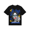 Royal Blue Sneakers DopeSkill T-Shirt Living My Best Life Graphic Streetwear - black