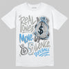Air Max 95 OG Blue Spark DopeSkill T-Shirt Real Ones Move In Silence Graphic Streetwear - White