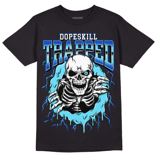 Dunk Low Argon DopeSkill T-Shirt Trapped Halloween Graphic Streetwear - Black