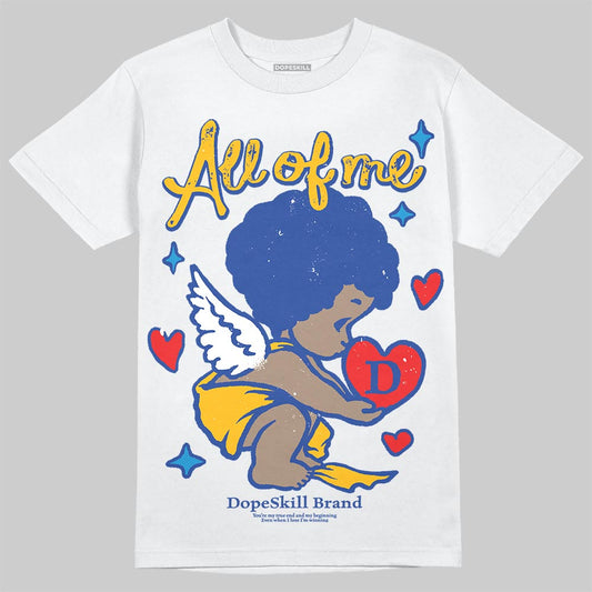 Royal Blue Sneakers DopeSkill T-Shirt All Of Me Graphic Streetwear - White