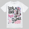 Jordan 1 High OG "Self-Expression" DopeSkill T-Shirt Real Ones Move In Silence Graphic Streetwear - White