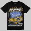 Royal Blue Sneakers DopeSkill T-Shirt New Side Hustler Graphic Streetwear - black
