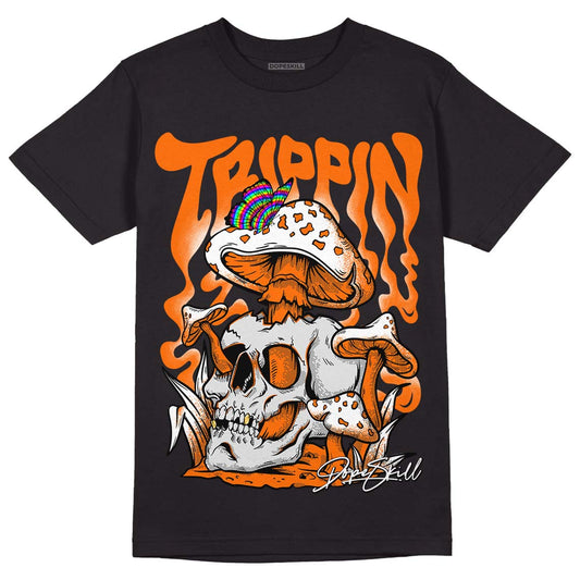 Orange, Black & White Sneakers DopeSkill T-Shirt Trippin Graphic Streetwear - black