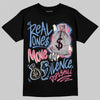 Jordan 1 High OG "Self-Expression" DopeSkill T-Shirt Real Ones Move In Silence Graphic Streetwear - Black
