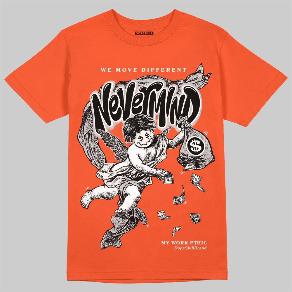 Jordan 1 Retro High OG Shattered Backboard (2025) DopeSkill T-Shirt Nevermind Graphic Streetwear - Orange