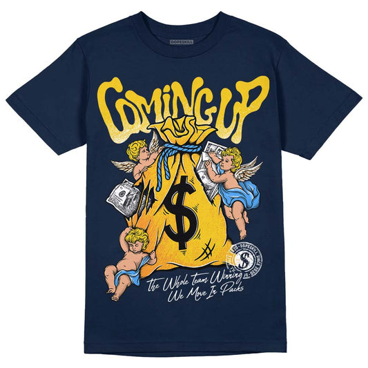 Dunk Low Vintage “Michigan” DopeSkill Midnight Navy T-Shirt Money Bag Coming Up Graphic Streetwear