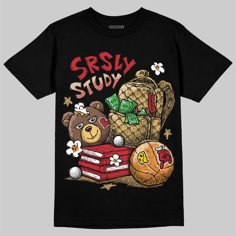 Jordan 4 Retro “Pizza” DopeSkill T-Shirt SRSLY Study Graphic Streetwear - black