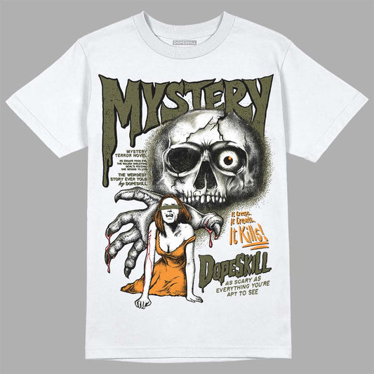 Jordan 5 "Olive" DopeSkill T-Shirt Mystery Ghostly Grasp Graphic Streetwear - White