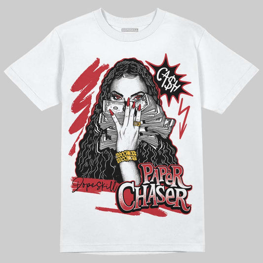 Jordan 1 Low OG "Chicago" DopeSkill T-Shirt NPC Graphic Streetwear - White