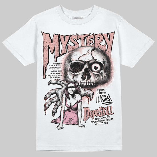 Jordan 1 Low OG “Rust Pink” DopeSkill T-Shirt Mystery Ghostly Grasp Graphic Streetwear - White