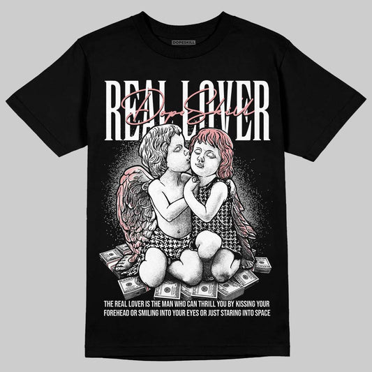 Harris Tweed x Wmns Dunk Low 'Black Phantom' DopeSkill T-Shirt Real Lover Graphic Streetwear - Black