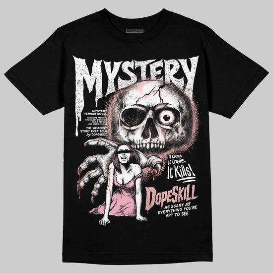 Jordan 1 Low OG “Rust Pink” DopeSkill T-Shirt Mystery Ghostly Grasp Graphic Streetwear - Black