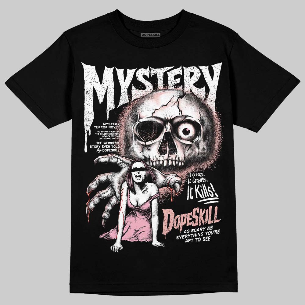 Jordan 1 Low OG “Rust Pink” DopeSkill T-Shirt Mystery Ghostly Grasp Graphic Streetwear - Black