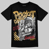 Jordan 12 Retro 'Taxi' 2025 DopeSkill T-Shirt Pocket Change Graphic Streetwear - Black