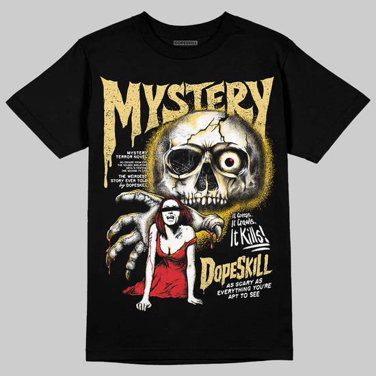 Quai 54 x Air Jordan 1 Retro Low OG Tour Yellow Black DopeSkill T-Shirt Mystery Ghostly Grasp Graphic Streetwear - Black