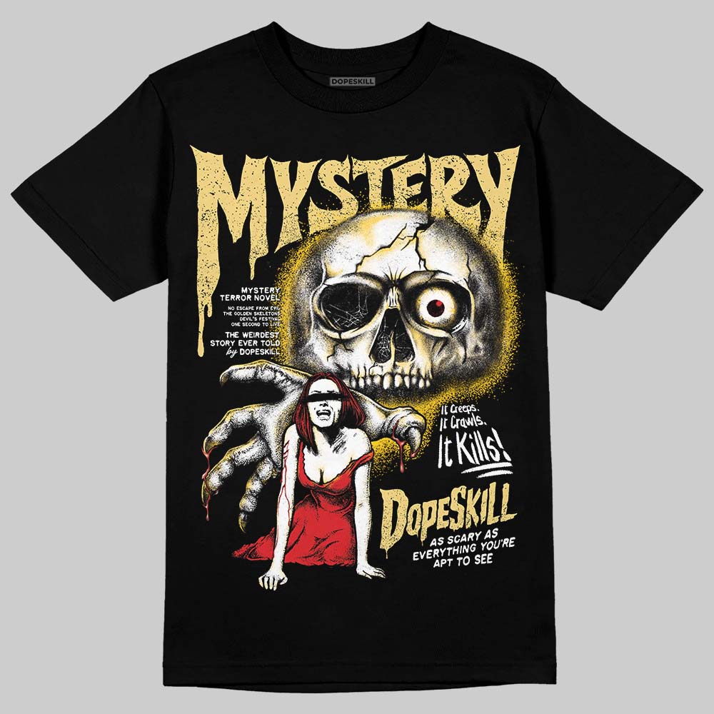 Quai 54 x Air Jordan 1 Retro Low OG Tour Yellow Black DopeSkill T-Shirt Mystery Ghostly Grasp Graphic Streetwear - Black