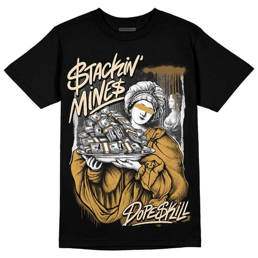 Jordan 11 "Gratitude" DopeSkill T-Shirt Stackin Mines Graphic Streetwear - Black