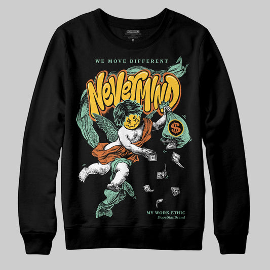 SB Dunk Low Rodeo Tourmaline DopeSkill Sweatshirt Nevermind Graphic Streetwear - Black