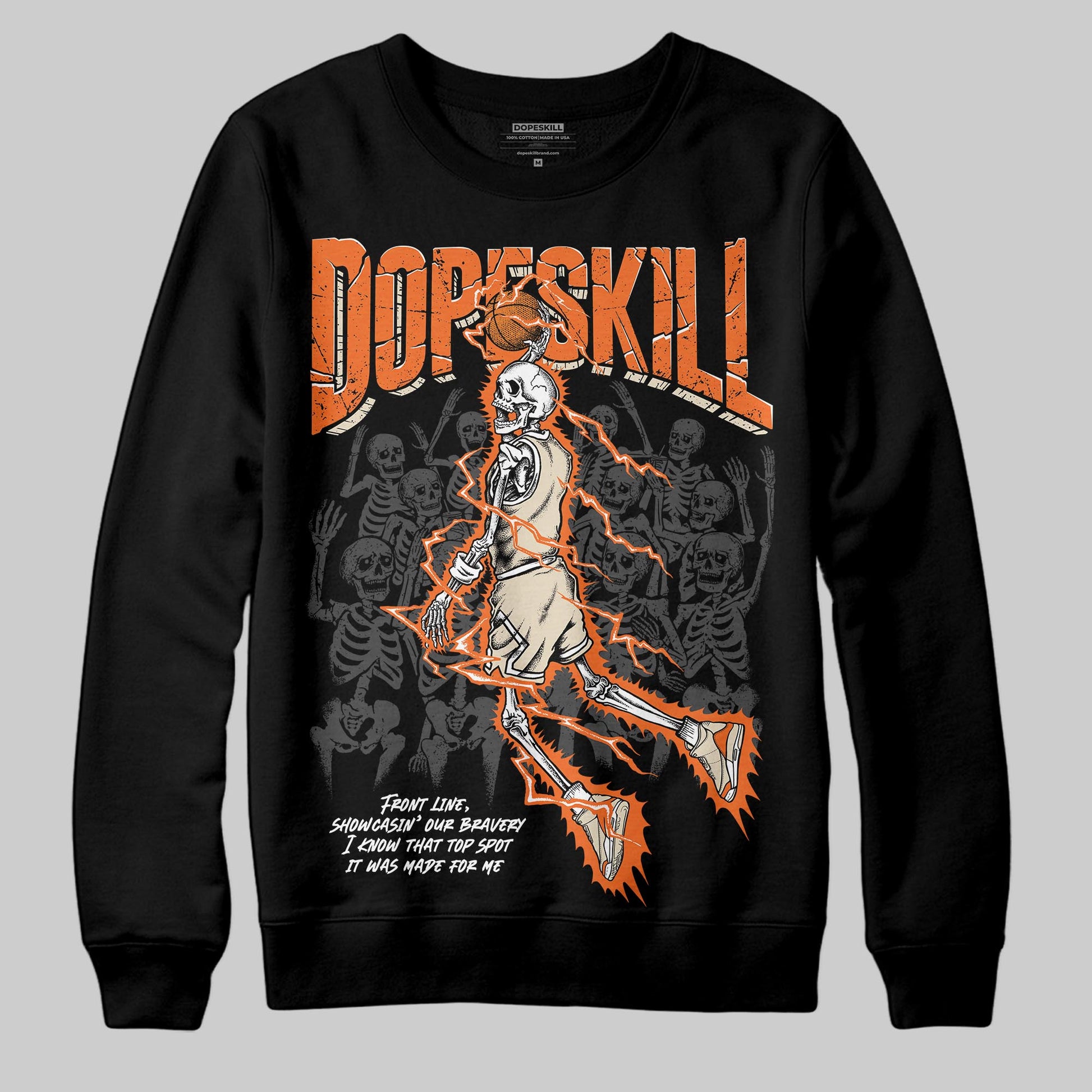 Jordan 3 “Starfish” DopeSkill Sweatshirt Thunder Dunk Graphic Streetwear - Black