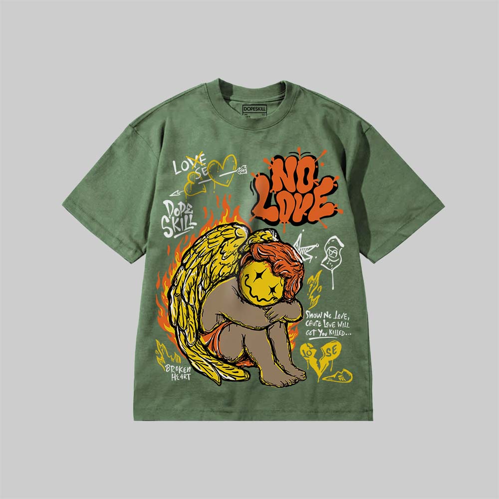 No Love DopeSkill Premium T-shirt Streetwear - Moss