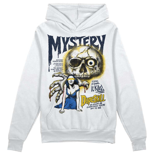 Dunk Low Vintage “Michigan” DopeSkill Hoodie Sweatshirt Mystery Ghostly Grasp Graphic Streetwear - White