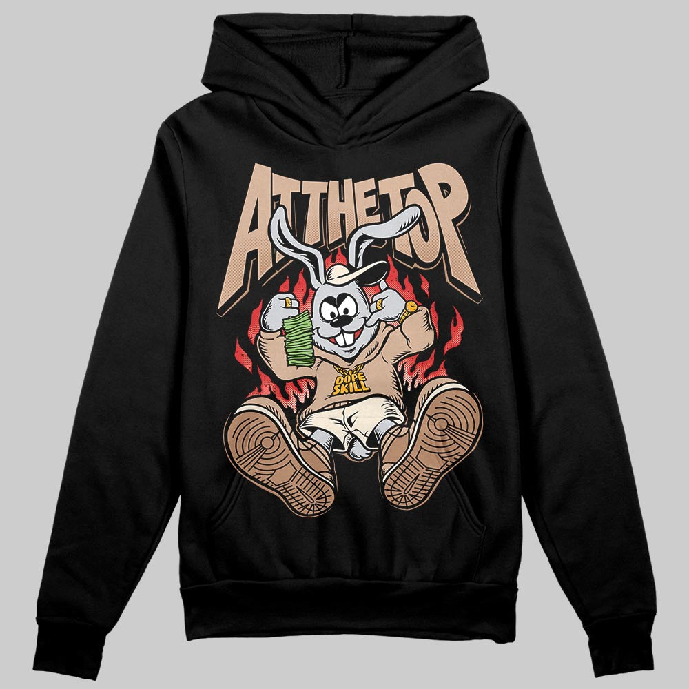 Jordan 4 Retro Cozy Girl DopeSkill Hoodie Sweatshirt At The Top Graphic Streetwear - Black