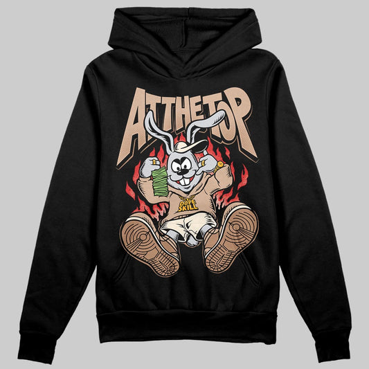 Jordan 4 Retro Cozy Girl DopeSkill Hoodie Sweatshirt At The Top Graphic Streetwear - Black