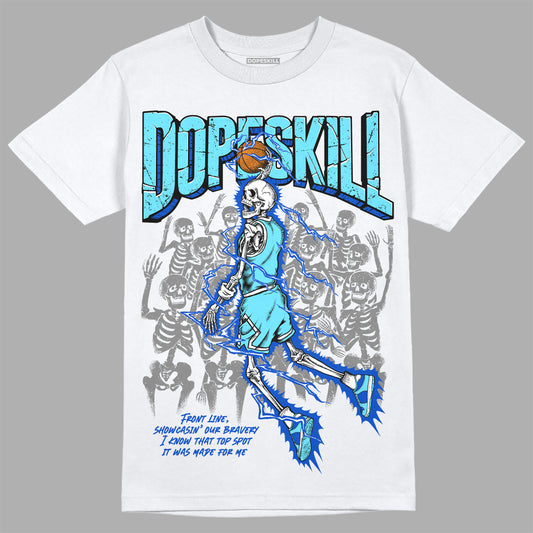 Dunk Low Argon DopeSkill T-Shirt Thunder Dunk Graphic Streetwear - White 