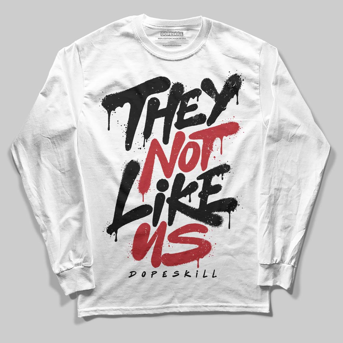 Jordan 14 Golf “Last Shot” DopeSkill Long Sleeve T-Shirt They Not Like Us Graphic Streetwear - White