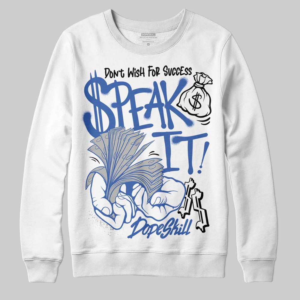 Jordan 3 “Lucky Shorts” DopeSkill Sweatshirt Speak It Graphic Streetwear - White