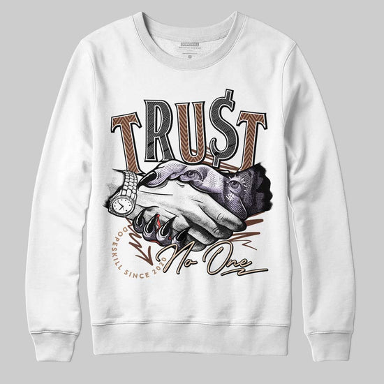 Harris Tweed x Wmns Dunk Low 'Sesame' DopeSkill Sweatshirt Trust No One Graphic Streetwear - White