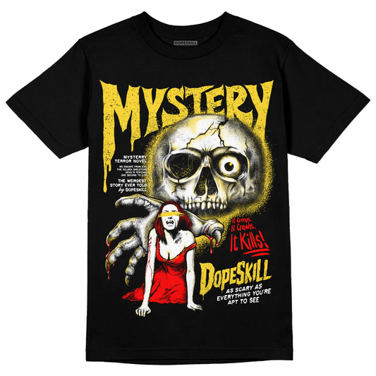 Jordan 4 Thunder DopeSkill Unisex T-Shirt Mystery Ghostly Grasp Graphic Streetwear - Black